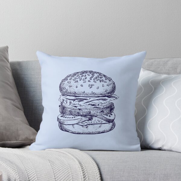 Item preview, Solo una hamburguesa: un amante de la comida minimalista. designed and sold by The Sporty Nerd.