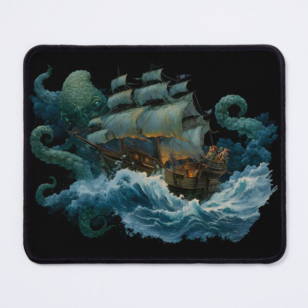 Item preview, RPG Party Fighting a Kraken - Fantasy Series designed and sold by Mission Ready.