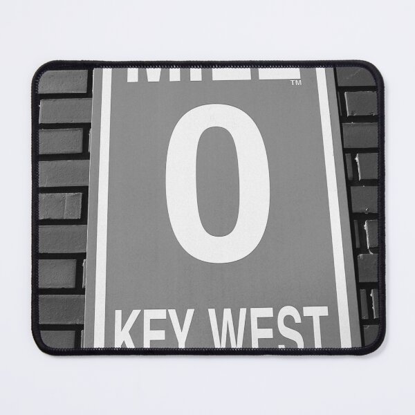 Item preview, 0 Miles to Key West sign Kest West Florida black and white photograph designed and sold by Astrid Arkhangelsky.