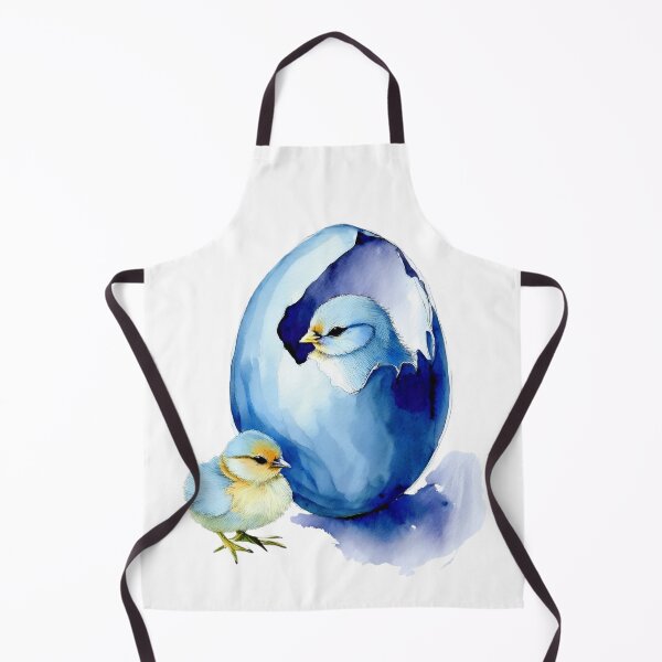 Item preview, Cute Watercolor Chick Egg Spring Easter Illustration designed and sold by VISO-art.