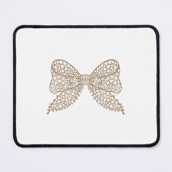 Item preview, Ecru floral lace bow designed and sold by uunaa.