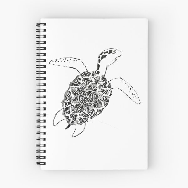 Item preview, Sea Turtle Mandala – Hand Drawn Zen Ocean Illustration designed and sold by Geometry Art.