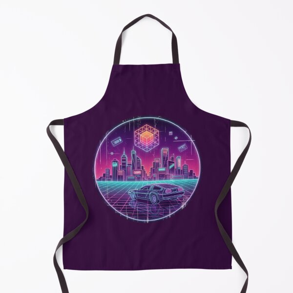 Item preview, Neon City Ride – Retro Synthwave Artwork designed and sold by Dogandesighn.
