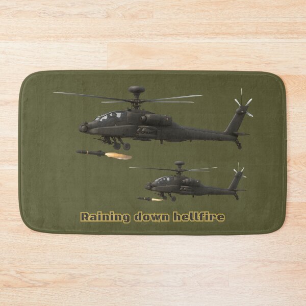 Item preview, Raining down hellfire - Apache AH-64 - Patriotic Series designed and sold by Mission Ready.