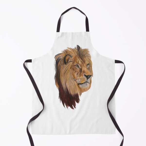 Item preview, Kingly Lion Colored Pencil Art Drawing designed and sold by Heather Barker.
