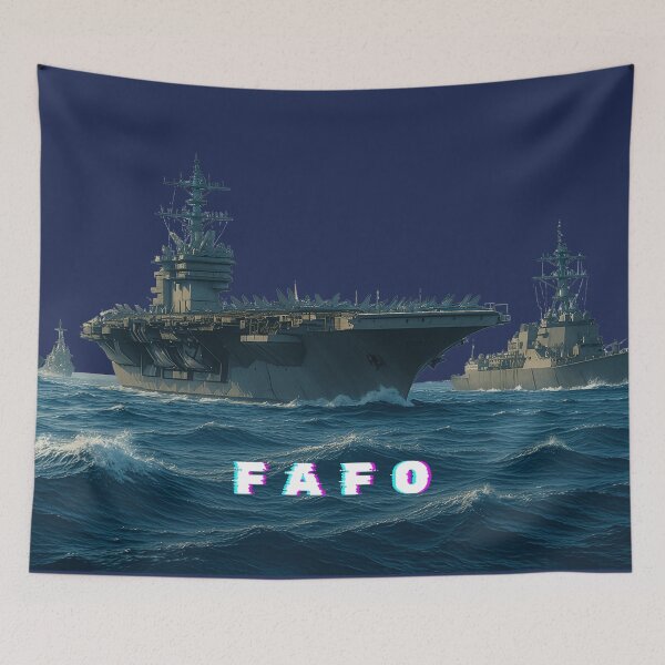 Item preview, Carrier Strike Group - FAFO #2 - Patriotic Series designed and sold by Mission Ready.