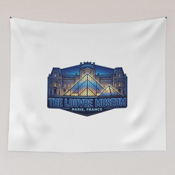 Item preview, THE LOUVRE MUSEUM, PARIS designed and sold by likbatonboot.
