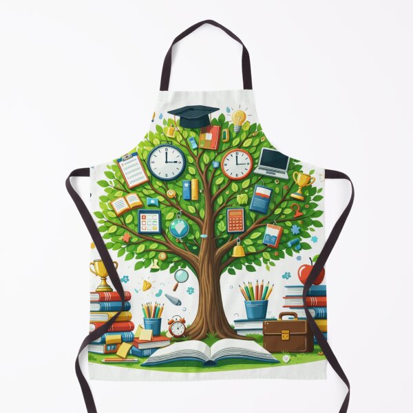 Item preview, Tree of Knowledge – Creative Education Concept with Books and Learning Tools designed and sold by ArtoryNest.
