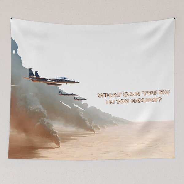 Item preview, 100 Hours, Gulf War, Desert Storm,  designed and sold by Mission Ready.