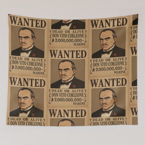 Item preview, Wanted Style One Piece Poster Don Corleone designed and sold by eonvisuals.