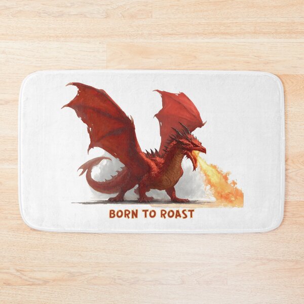 Item preview, Red Dragon - Born to Roast - Fantasy Series designed and sold by Mission Ready.