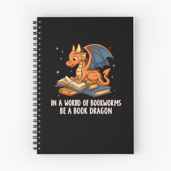 Item preview, In A World Of Bookworms Be A Book Dragon – Cute Reading Dragon Bookworm Gift  designed and sold by JoyfulGate.