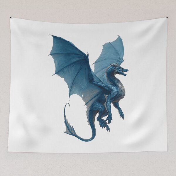 Item preview, Majestic Blue Dragon - Fantasy Series designed and sold by Mission Ready.