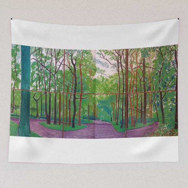 Item preview, David Hockney - David Hockney - David Hockney (159) - Vibrant California Pool – Pop Art Print Inspired by David Hockney designed and sold by KirstenShShop.