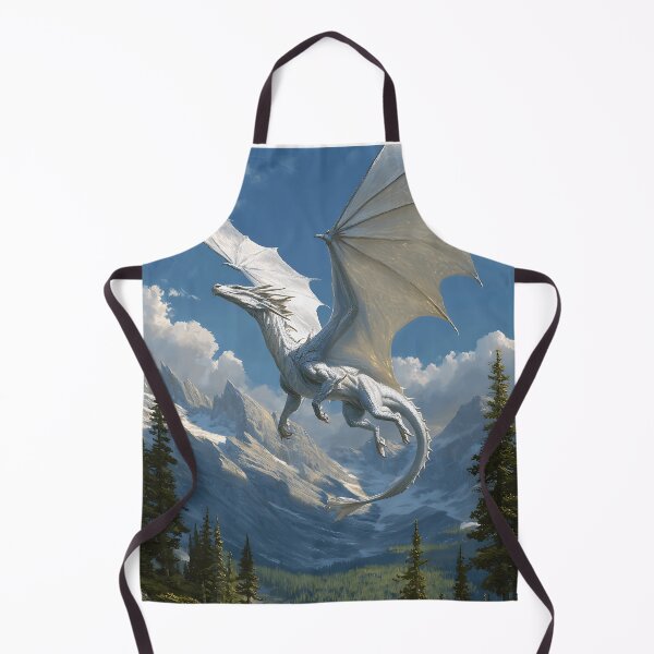 Item preview, White Dragon Over a Lake - Fantasy Series designed and sold by Mission Ready.