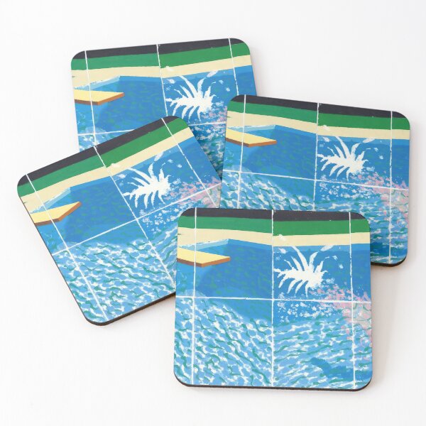 Item preview, David Hockney - David Hockney - David Hockney (166) - Vibrant California Pool – Pop Art Print Inspired by David Hockney designed and sold by KirstenShShop.