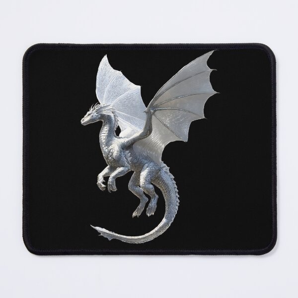 Item preview, Majestic Silver Dragon - Fantasy Series designed and sold by Mission Ready.
