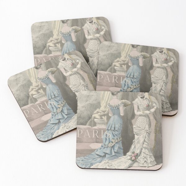 Item preview, 1873 — Never Fades — Vintage French Fashion Illustration Art Print designed and sold by BestVarieties.