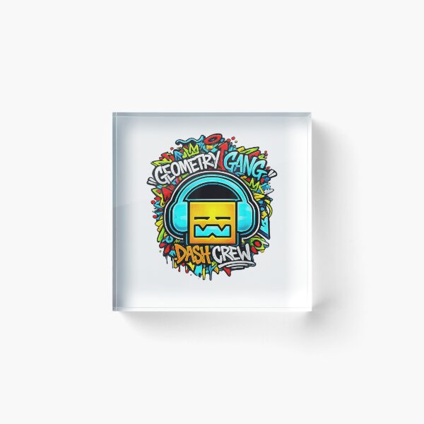 Item preview, Geometry Gang Dash Crew Colorful Gaming Inspired Arcade Kids designed and sold by phoebelevine.