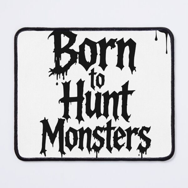 Item preview, Born to Hunt Monsters Minimal Gothic – Dark Aesthetic designed and sold by slumber-1.