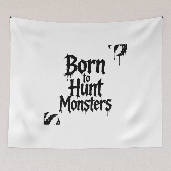 Item preview, Born to Hunt Monsters Minimal Gothic – Dark Aesthetic designed and sold by slumber-1.