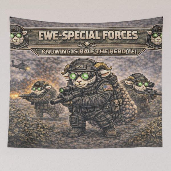 Item preview, Ewe-Special Forces – Sheep-I Joe Elite Ops Parody designed and sold by Thpoar.
