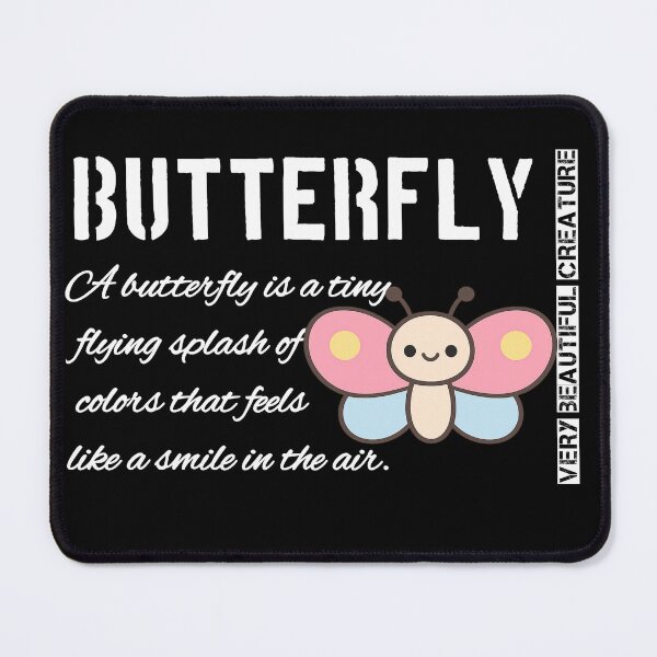 Item preview, Cute Butterfly Quote Design designed and sold by Hellohychandan.