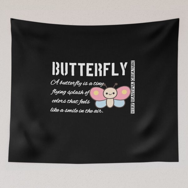Item preview, Cute Butterfly Quote Design designed and sold by Hellohychandan.