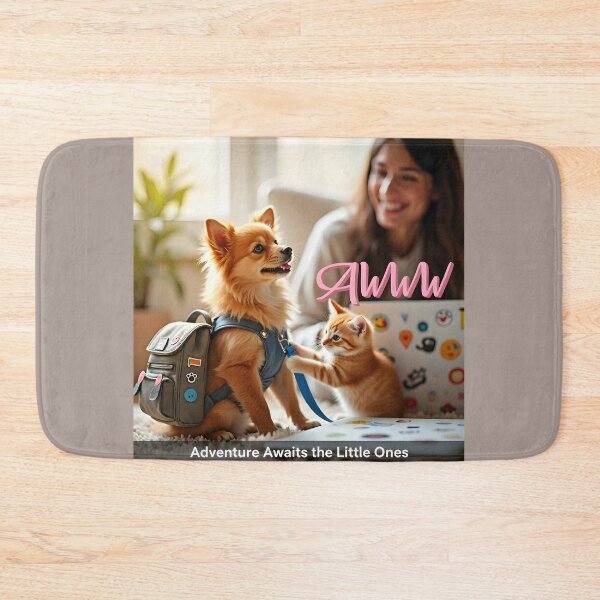 Item preview, Awww — Adventure Awaits the Little Ones | Playful Pet Packing Moment designed and sold by Creative-RE.