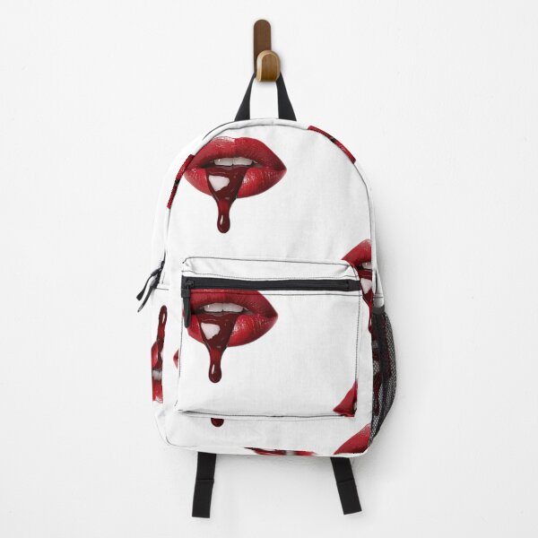 Item preview, Dark Red Drip Lips - Vampire Aesthetic Art designed and sold by LoveIsPoison.