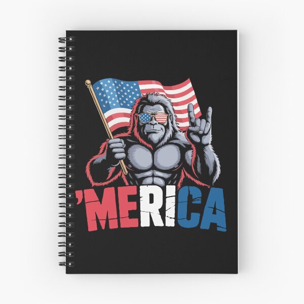 Item preview, Patriotic Bigfoot “Merica” Design – Funny Sasquatch USA Flag Sunglasses Meme, 4th of July American Pride Graphic designed and sold by BrainBubbleArt.
