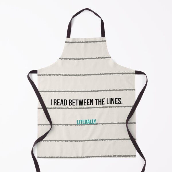 Item preview, I Read Between the Lines. Literally. designed and sold by LitNLogic.