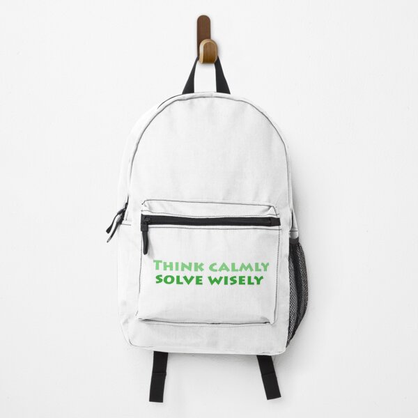 Item preview, Think calmly solve wisely designed and sold by AyushkaAgarwal.