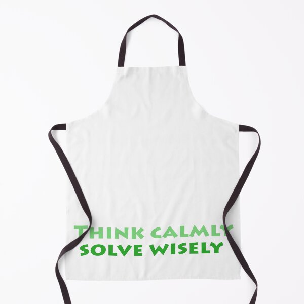 Item preview, Think calmly solve wisely designed and sold by AyushkaAgarwal.