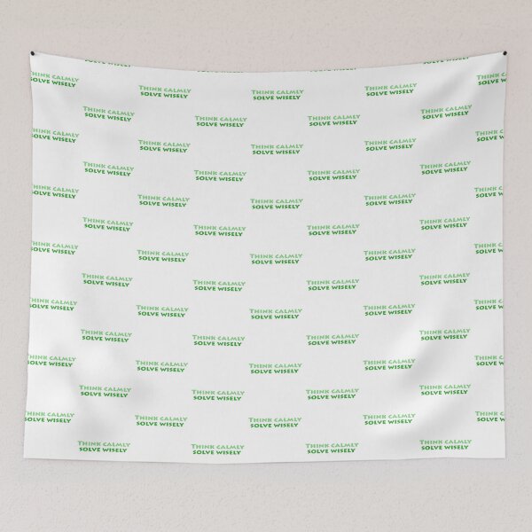 Item preview, Think calmly solve wisely designed and sold by AyushkaAgarwal.