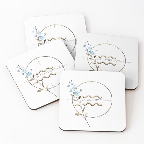 Item preview, Aquarius zodiac sign, modern rebel & future soul art designed and sold by AlanyaArtX.