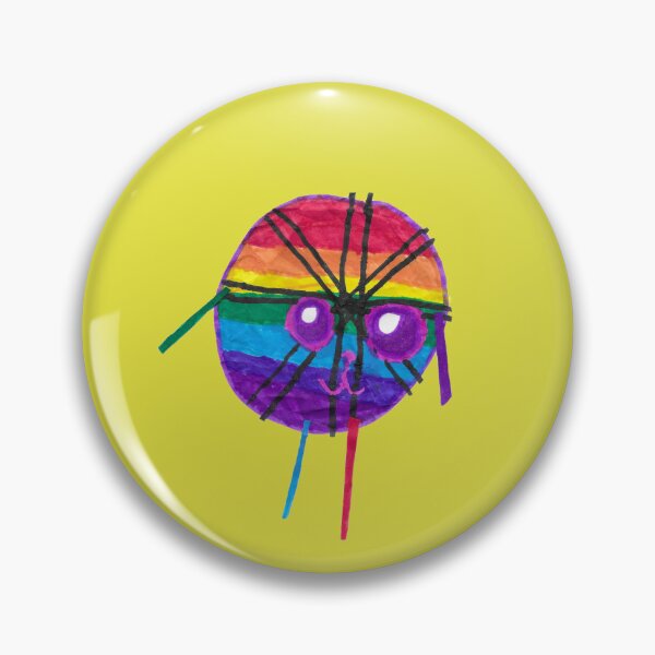 Item preview, Colorful Round Creature Illustration - Whimsical Naive Art designed and sold by nimbfeja.