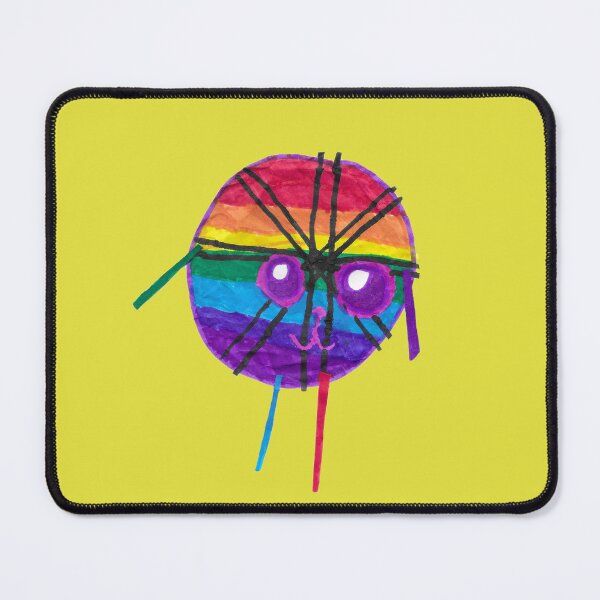 Item preview, Colorful Round Creature Illustration - Whimsical Naive Art designed and sold by nimbfeja.
