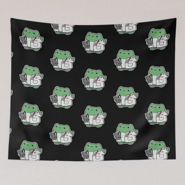 Item preview, Doctor Frog Calm Medical Student Cute Aesthetic Professional Meme designed and sold by ColorSplash123.