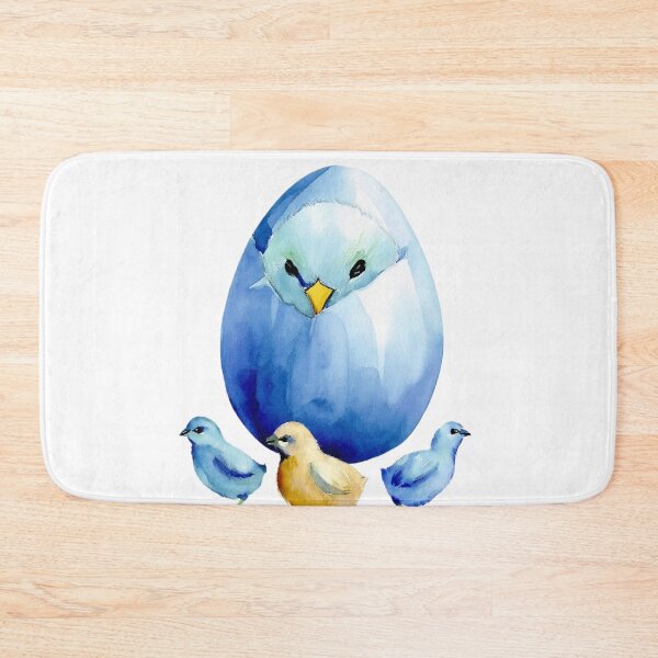 Item preview, Cute Watercolor Chick Egg Roaster Hen Spring Easter Illustration designed and sold by VISO-art.