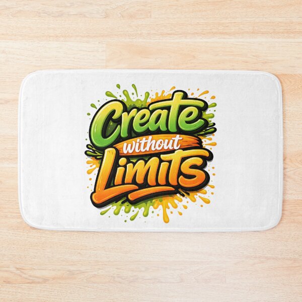 Item preview, Create Without Limits Neon Splash Art. designed and sold by Mr Lee.