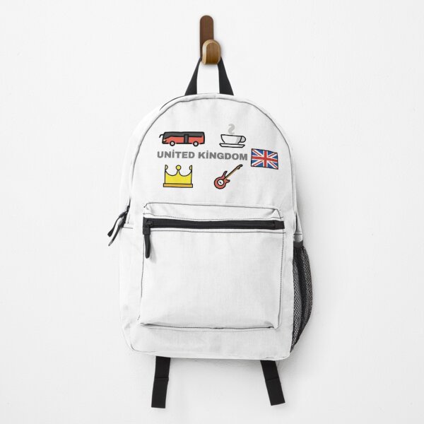 Item preview, UK Vibes – United Kingdom Emoji Design | Bus, Coffee, Crown & Guitar designed and sold by iccdesignsshop.