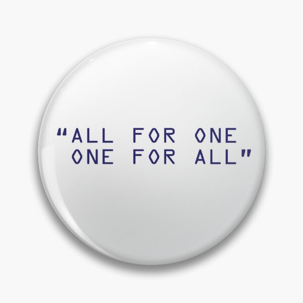 Item preview, All for one, one for all designed and sold by AyushkaAgarwal.