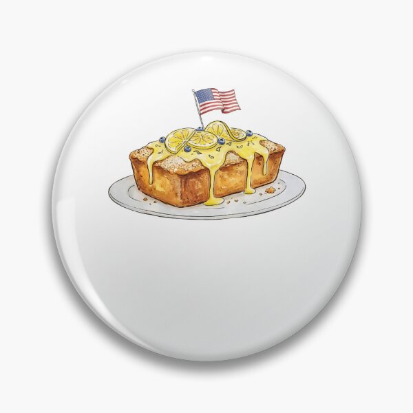 Item preview, When Life Gives You Lemons You Make Lemon Pound Cake USA Flag  designed and sold by phoebelevine.