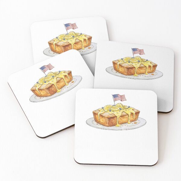 Item preview, When Life Gives You Lemons You Make Lemon Pound Cake USA Flag  designed and sold by phoebelevine.