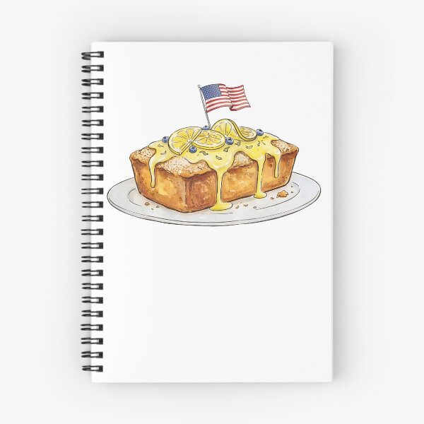 Item preview, When Life Gives You Lemons You Make Lemon Pound Cake USA Flag  designed and sold by phoebelevine.
