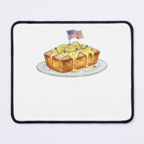 Item preview, When Life Gives You Lemons You Make Lemon Pound Cake USA Flag  designed and sold by phoebelevine.