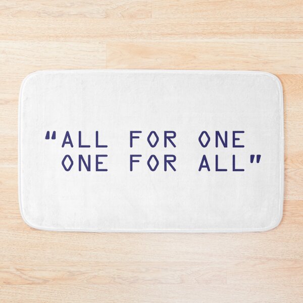 Item preview, All for one, one for all designed and sold by AyushkaAgarwal.