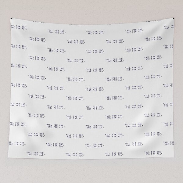 Item preview, All for one, one for all designed and sold by AyushkaAgarwal.