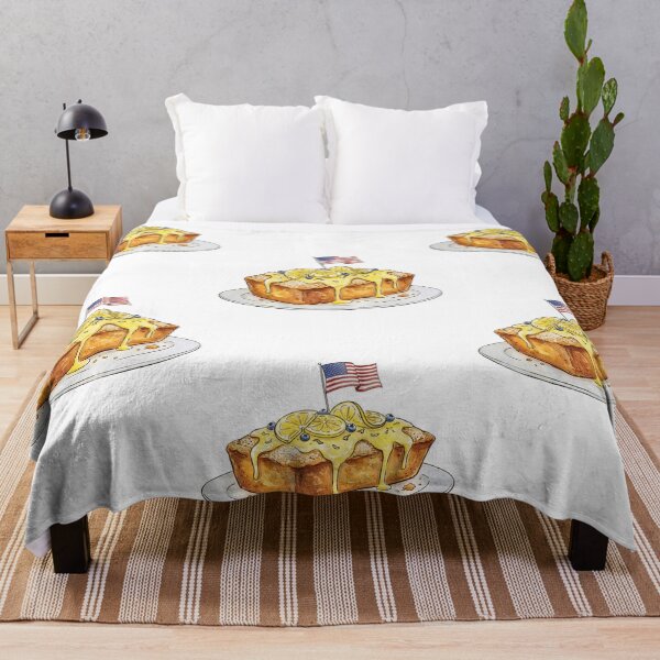 Item preview, When Life Gives You Lemons You Make Lemon Pound Cake USA Flag  designed and sold by phoebelevine.